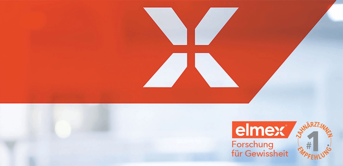 elmex Markenbanner kommuniziert als Nummer 1