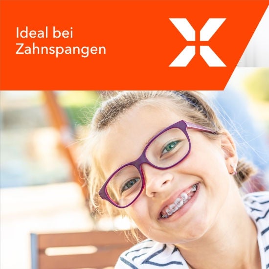 Ideal bei Zahnspangen