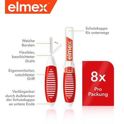 elmex® Interdentalbürsten Rot